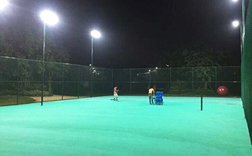 广州市户外网球场照明灯光案例