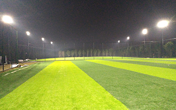 7人和5人制足球场夜间照明安装-广州天河区广电足球场训练基地