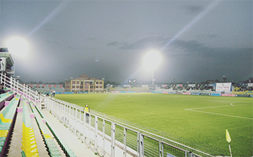 阿富汗国际体育场 - 带观众席11人制足球场照明灯光案例